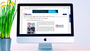 Ordinateur avec le site CIOReview